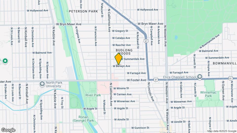 2729 W Berwyn Ave Map and Location Details