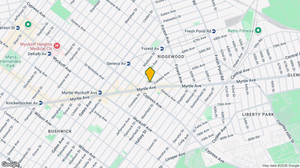 5615 Catalpa Ave Map and Location Details