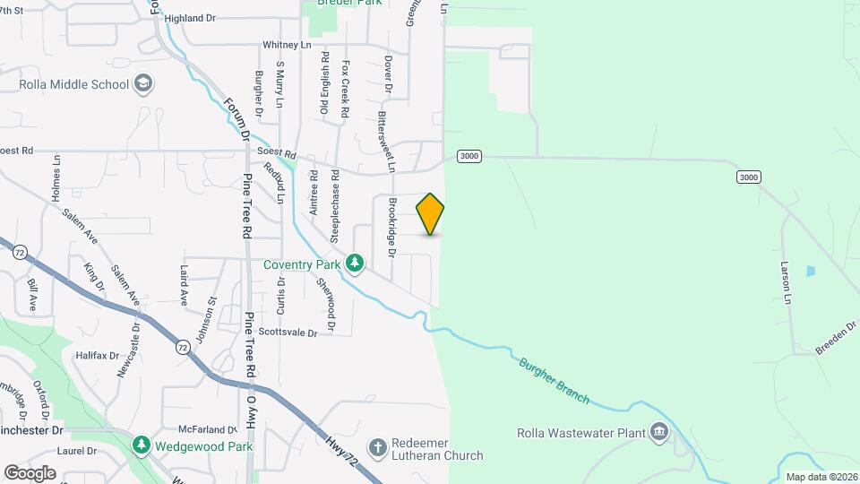 1812 Briarwood Dr Map and Location Details