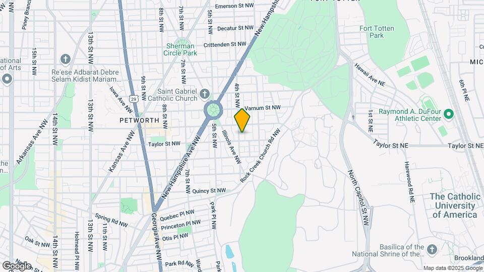 4107 4th St NW Map and Location Details