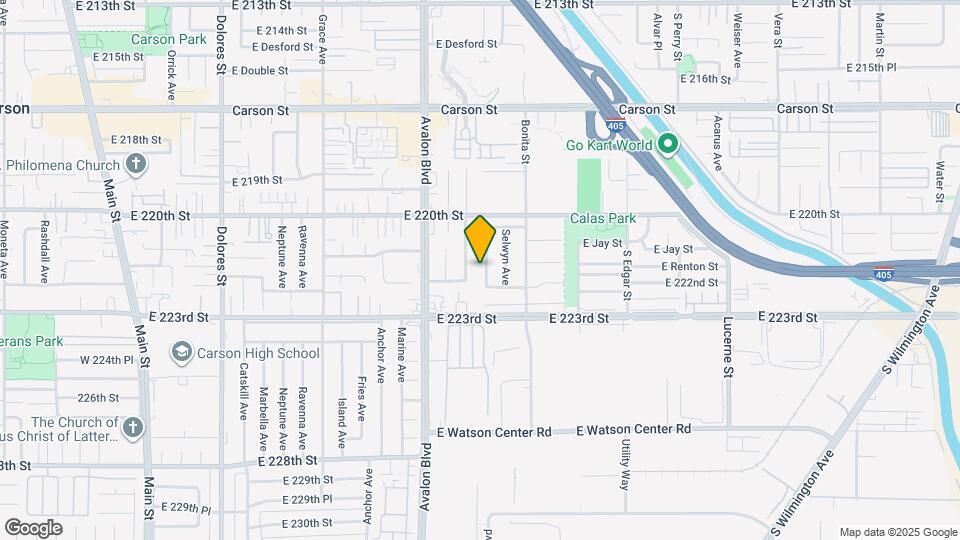 22125 Garston Ave Map and Location Details