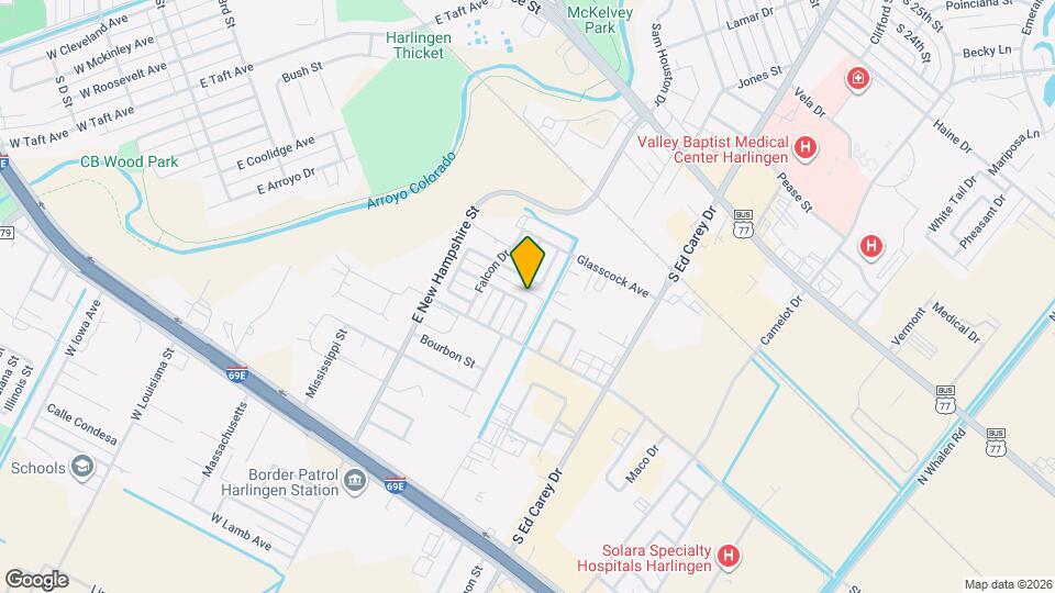 4217 S Houston Dr Map and Location Details