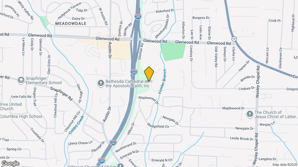 1985 Glenwood Downs Dr Mapa y Detalles de la Ubicación