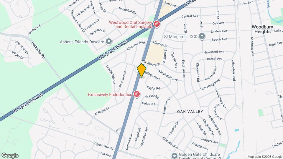 1028 Mantua Pike Map and Location Details