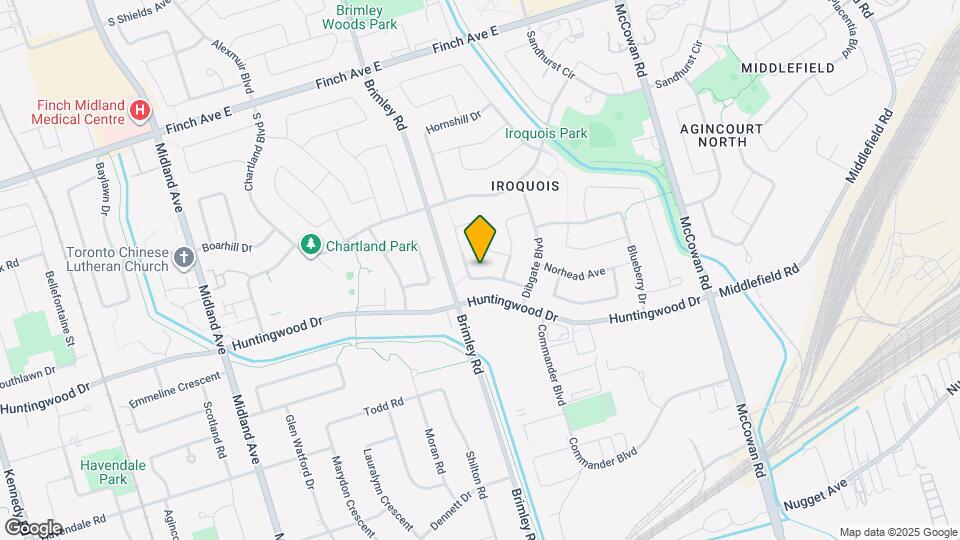 33 Broomfield Dr Map and Location Details