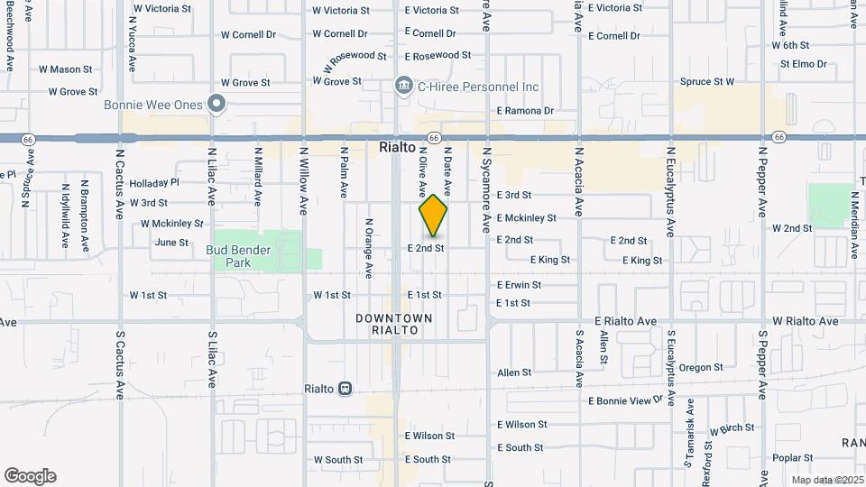 162 E 2nd St Map and Location Details