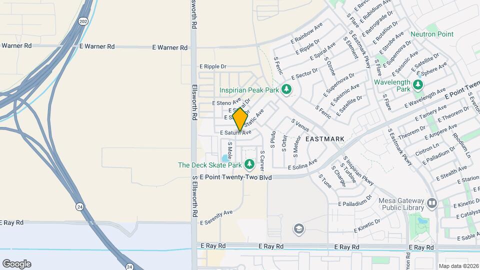 9353 E Saturn Ave Map and Location Details