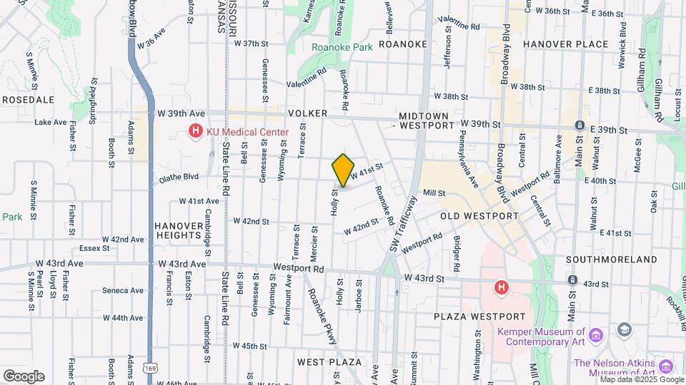 1143 W 41st Terrace Map and Location Details