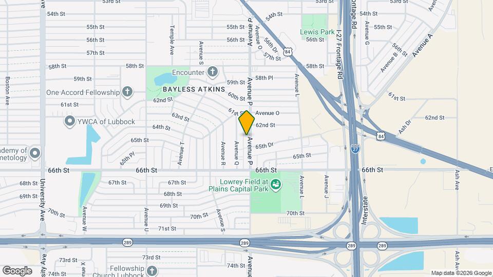 6122 Ave. P. Map and Location Details