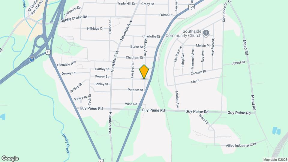 906 Thomas St Map and Location Details