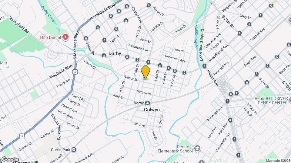 129 S 5th St, Unit 1 Bed 1 Bath Rear Map and Location Details