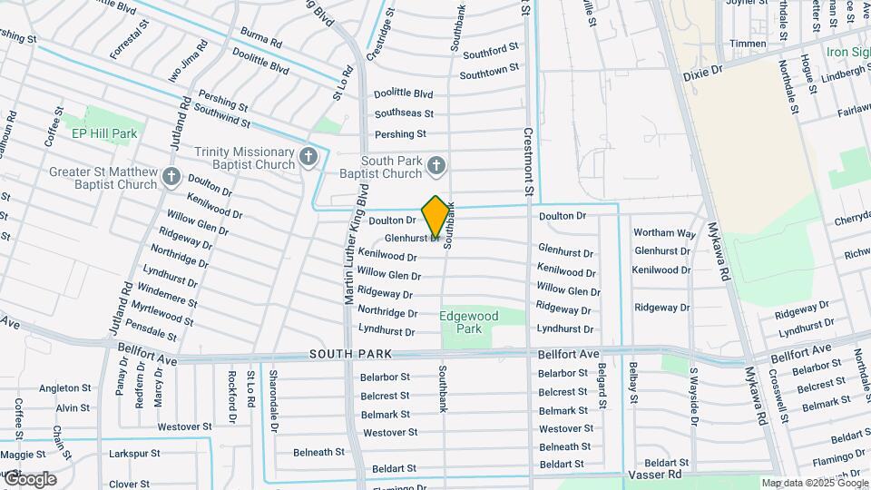 5830 Glenhurst Dr Map and Location Details