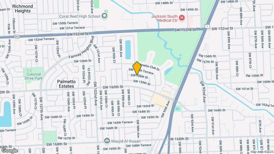 9798 SW 158th St Map and Location Details
