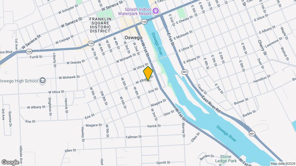 250 W 2nd St Map and Location Details