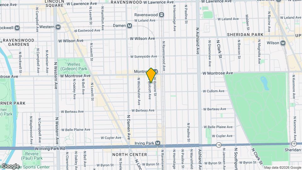4337 N Wolcott, Unit A4 Map and Location Details