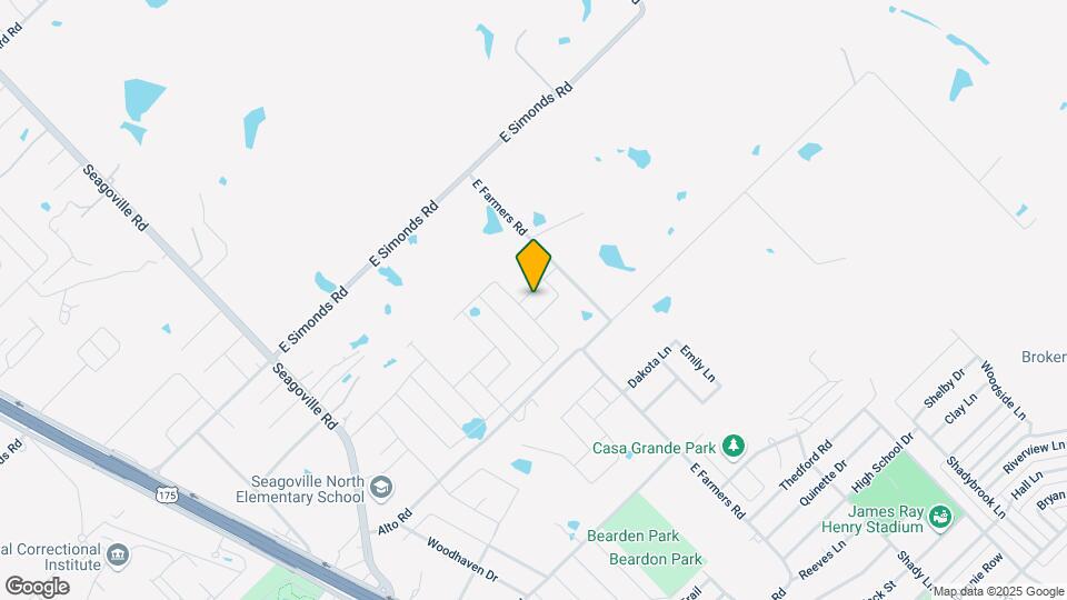 734 Saratoga Dr Mapa y Detalles de la Ubicación