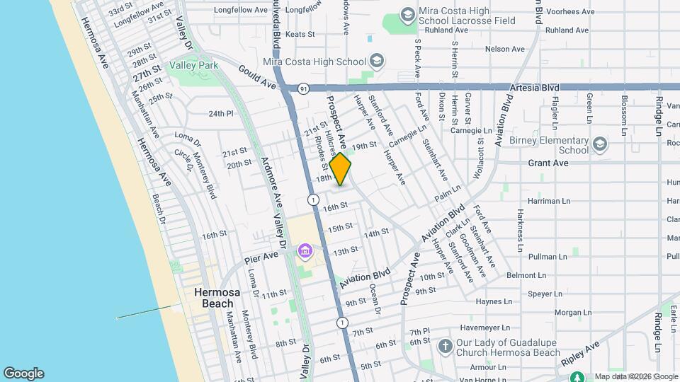 926 17th St Map and Location Details