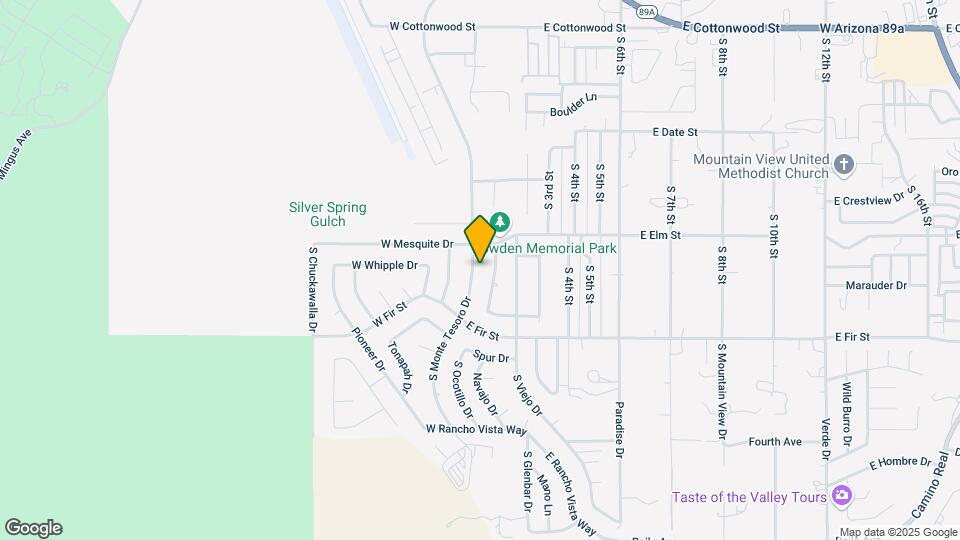 1031 S Monte Tesoro Dr Map and Location Details