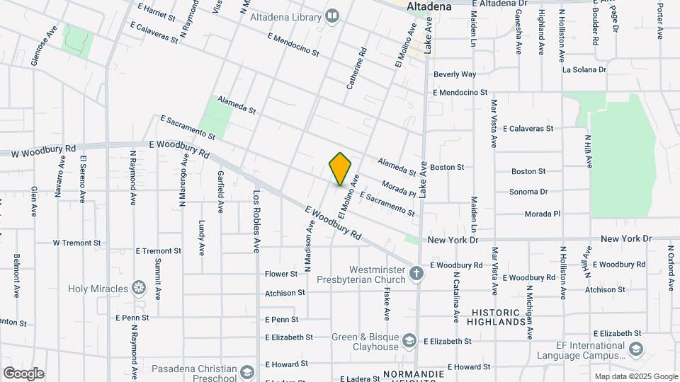 664 E Sacramento St Map and Location Details