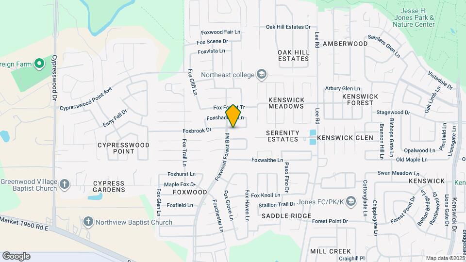 7310 Foxbrook Dr Map and Location Details