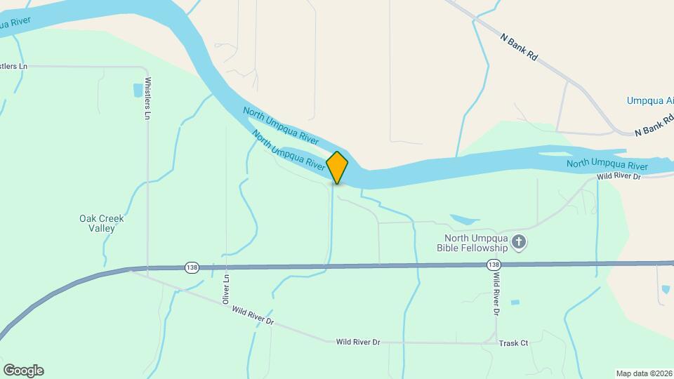 15928 N Umpqua Hwy Map and Location Details