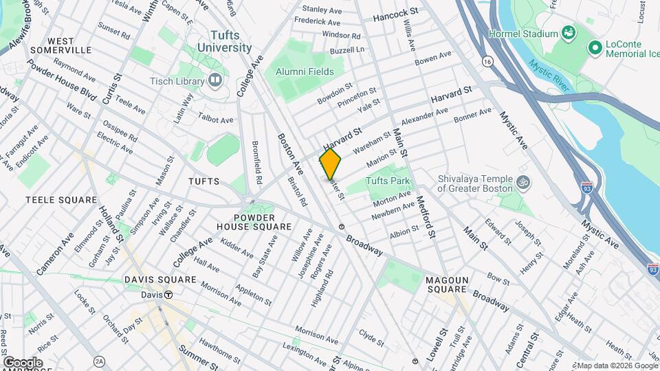 37 Winchester St, Unit 37 Map and Location Details