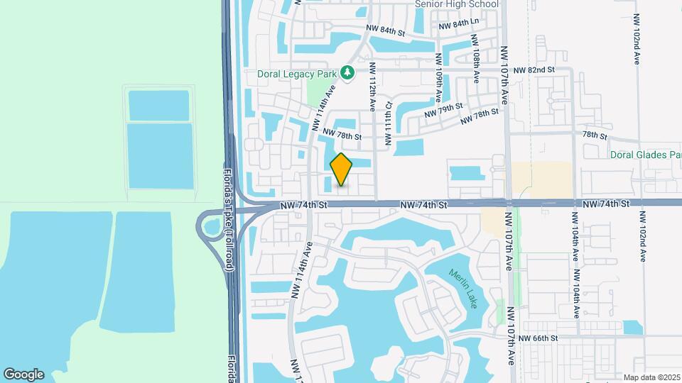 11313 NW 74th Terrace Map and Location Details