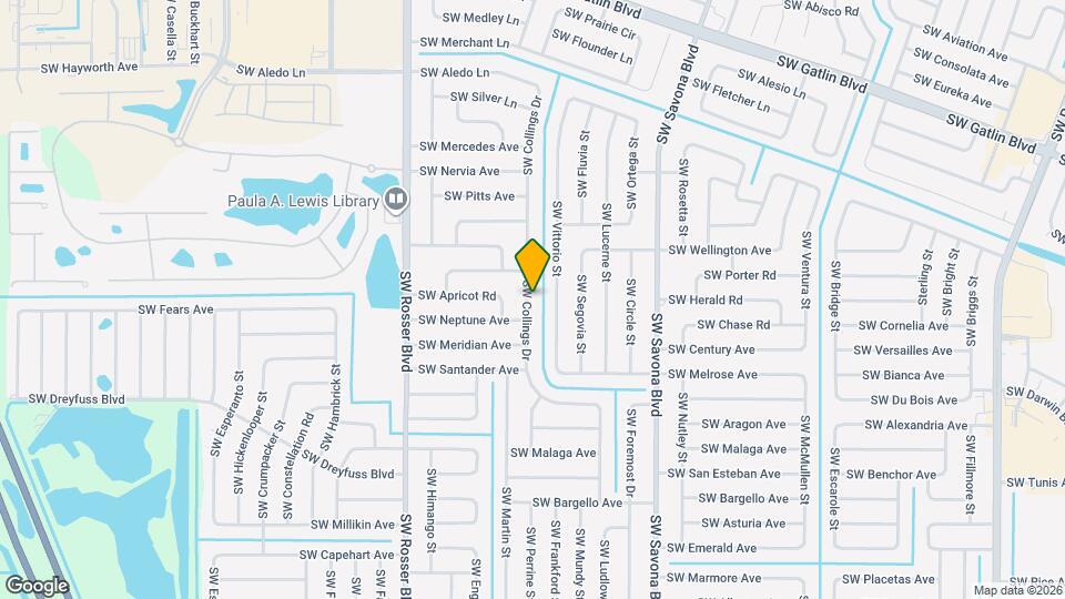 3033 SW Collings Dr Mapa y Detalles de la Ubicación