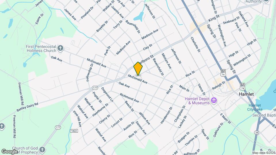 605 Entwistle St Map and Location Details