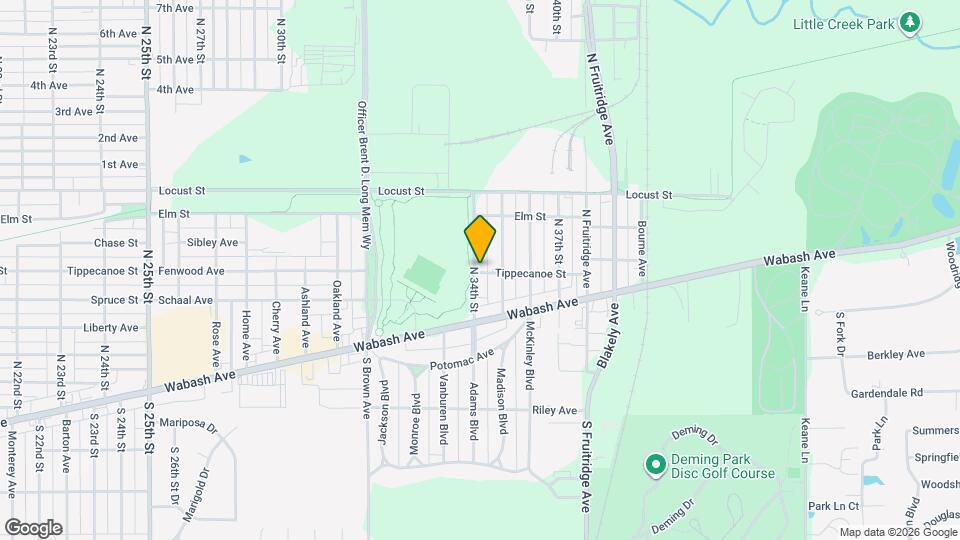 101 N 34th St Mapa y Detalles de la Ubicación