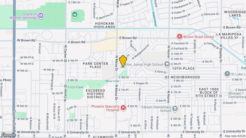 907 N Wedgewood Dr, Unit 3F Map and Location Details