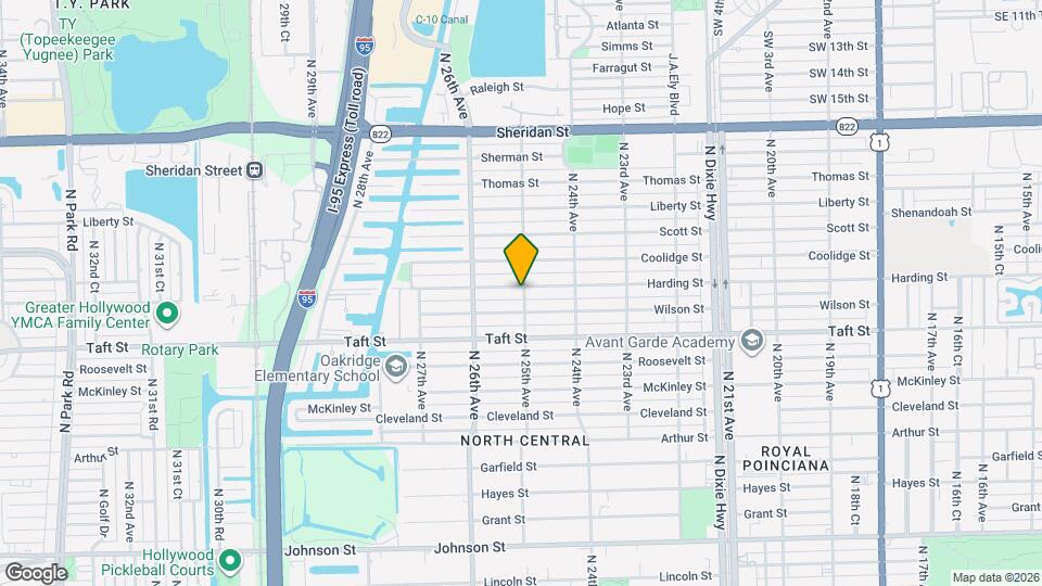 2502 Harding St Mapa y Detalles de la Ubicación