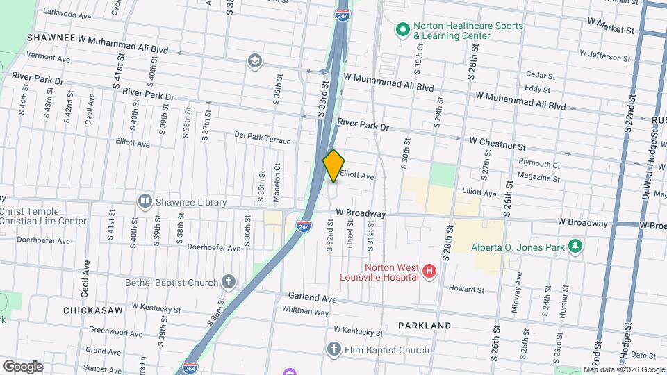 666 Eastlawn Ave Map and Location Details