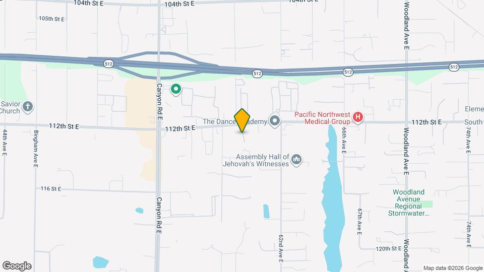 11208 59th Ave Ct E Map and Location Details