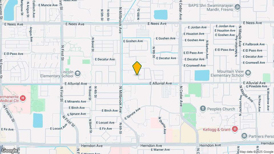 7549 N 8th St Map and Location Details
