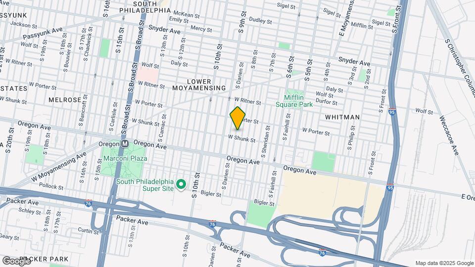 2547 S Mildred St Map and Location Details