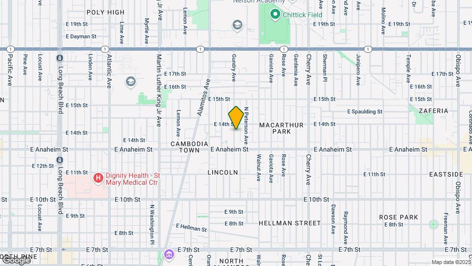 1354 Gundry Ave Map and Location Details