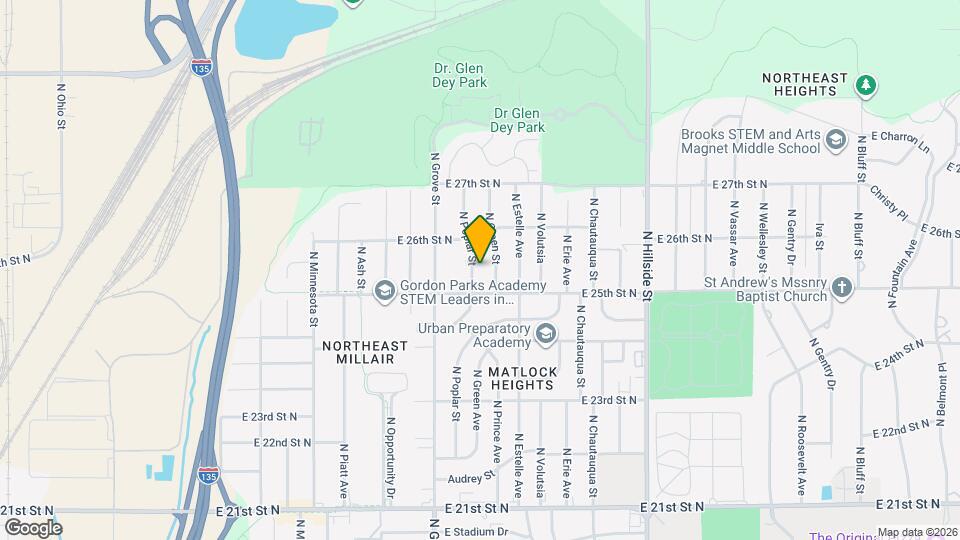 2620 N Poplar St Mapa y Detalles de la Ubicación