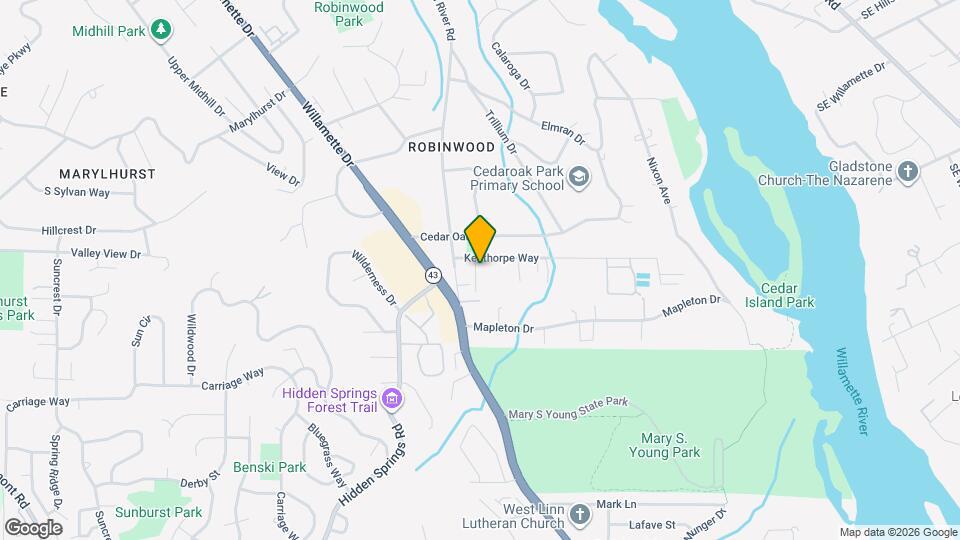 3708 Kenthorpe Way Map and Location Details