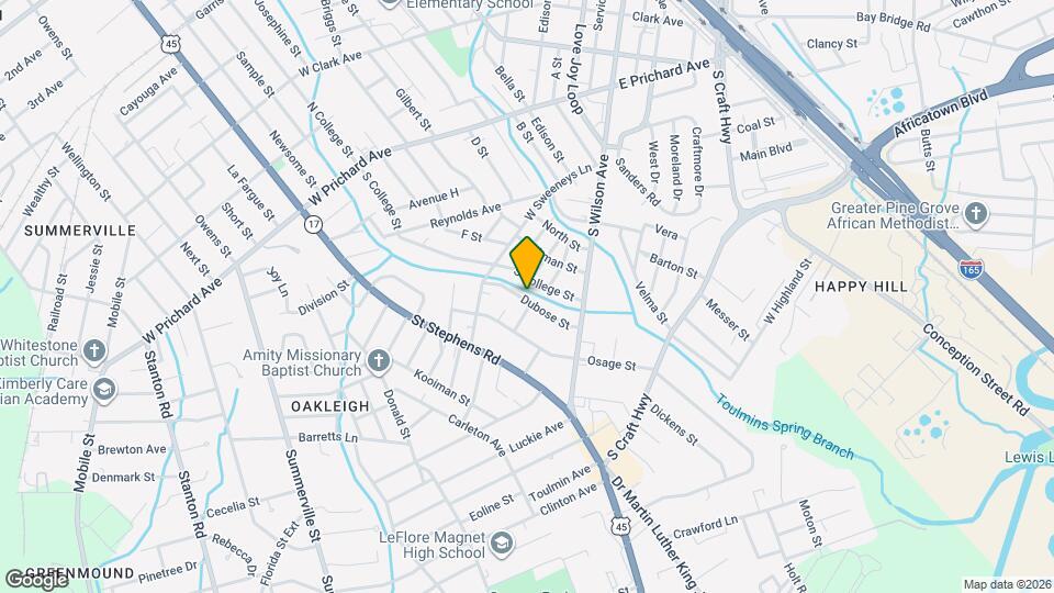 2502 Dubose St Mapa y Detalles de la Ubicación