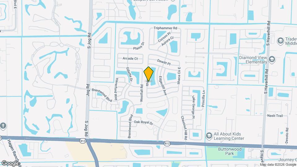 5919 Ithaca Cir W Map and Location Details