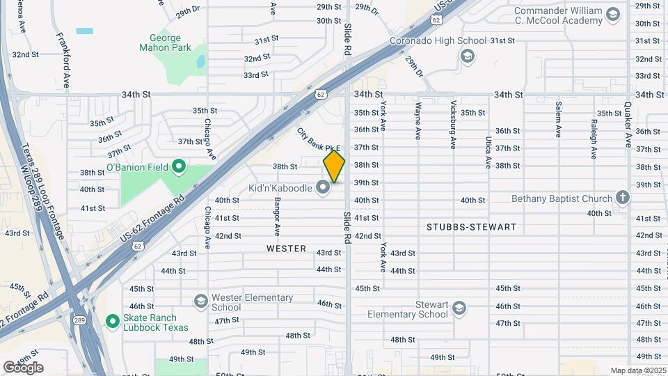 5207 39th St Map and Location Details