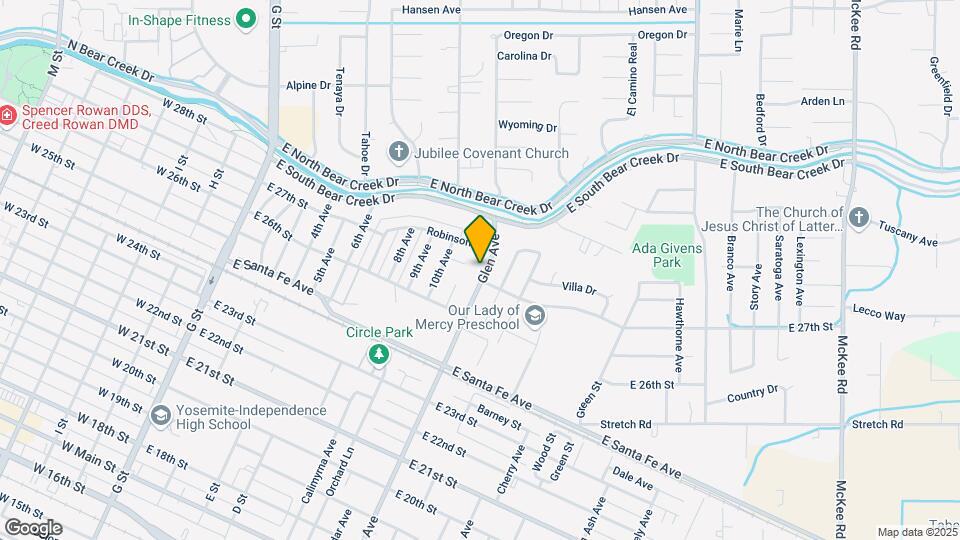 2719 Glen Ave Map and Location Details