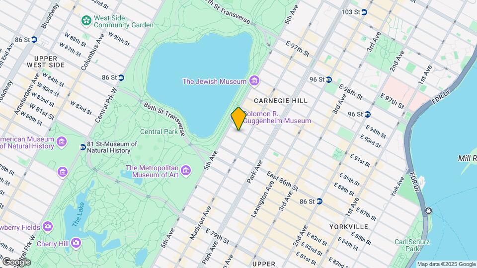 12 E 88th St Mapa y Detalles de la Ubicación