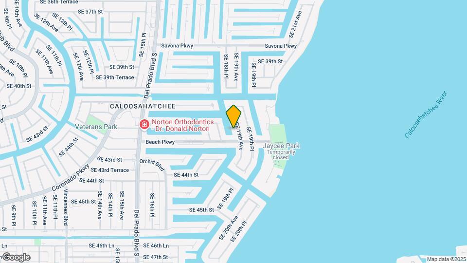 4116 SE 19th Ave Map and Location Details