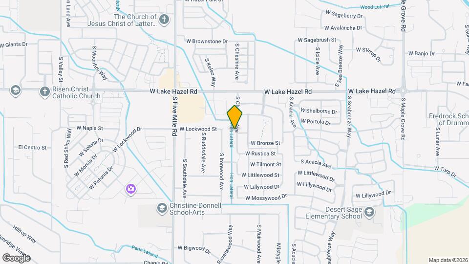 6489 S Cheshire Ave Map and Location Details