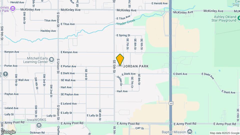 509 E Porter Ave Mapa y Detalles de la Ubicación