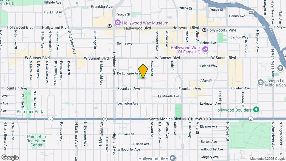 1331 N June St Map and Location Details