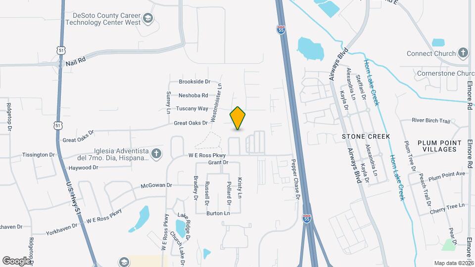 640 Amber Ln Map and Location Details