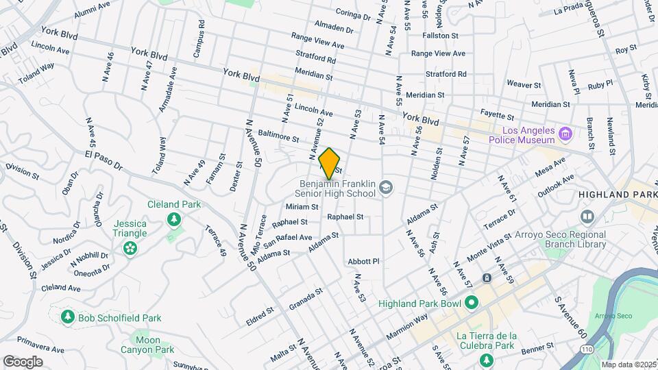 5237 Irvington Pl Map and Location Details